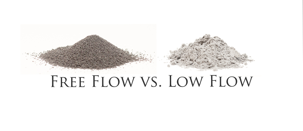 free flow vs low flow powder